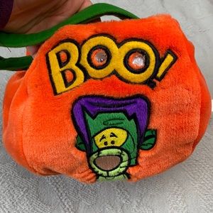 Vintage Winnie the Pooh Tigger Frankenstein fabric light up trick or treat bag